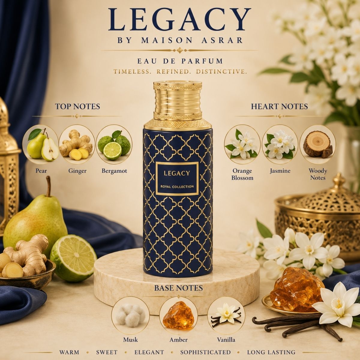 Legacy by Maison Asrar 100ml Eau De Parfum Spray