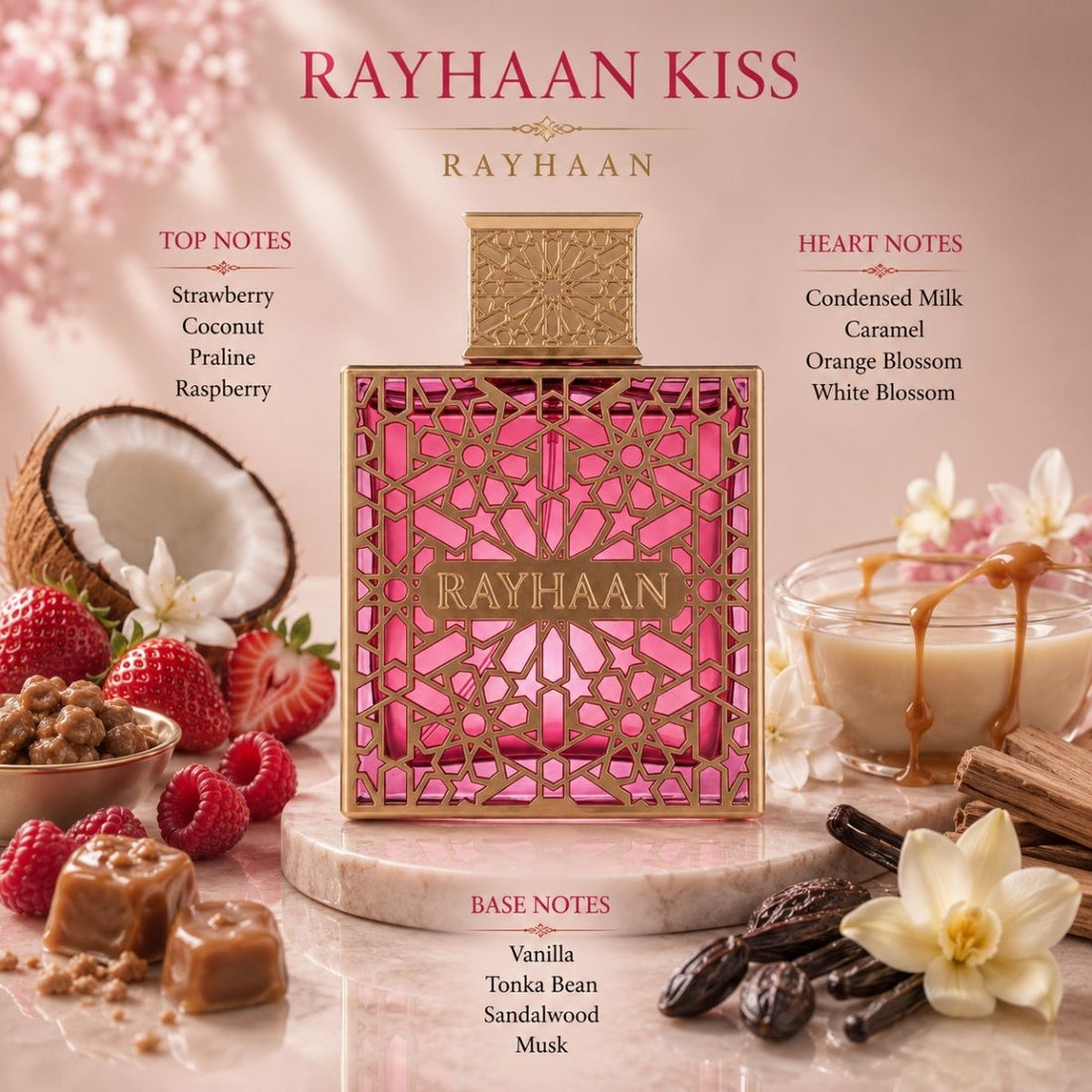 Rayhaan Kiss 100ml Eau De Parfum Spray