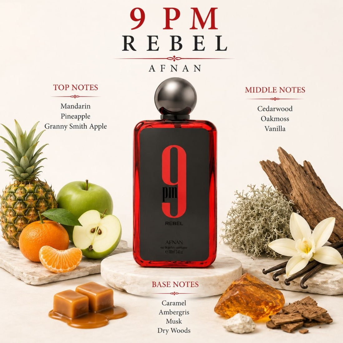 Afnan 9pm Rebel 100ml Eau De Parfum