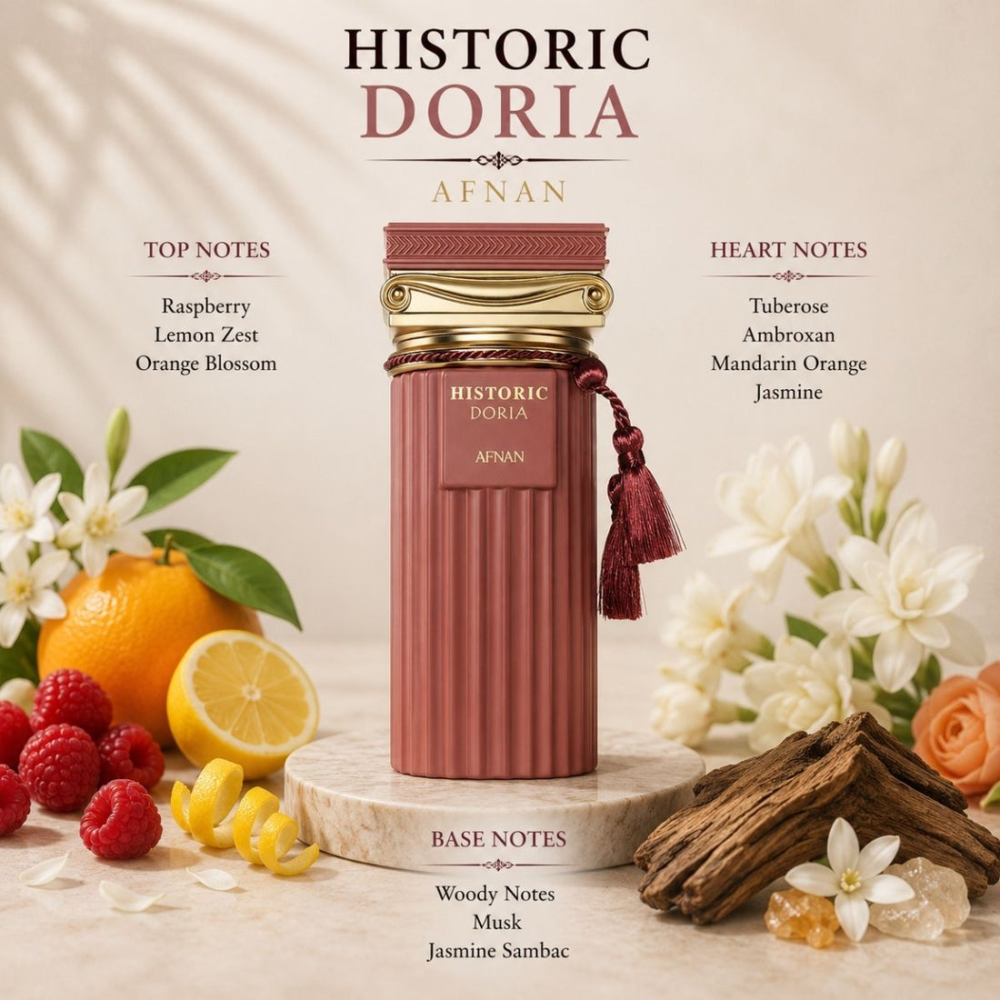 Afnan Historic Doria Eau De Parfum 100ml