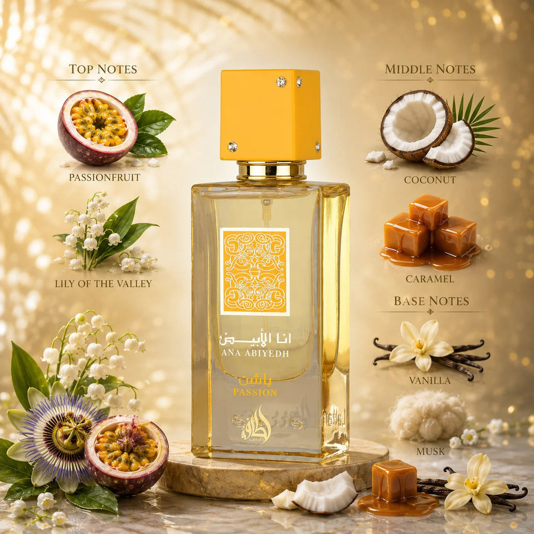 Lattafa Ana Abiyedh Passion 60ml Eau De Parfum Spray
